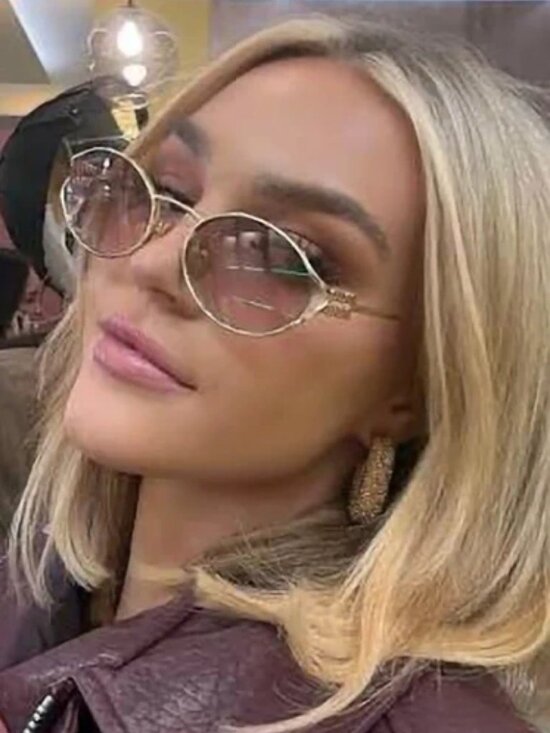 Miu Miu Accessories - Miu Miu SMU 52ys Pink and Gold Sunglasses